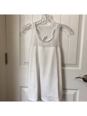 Venus Williams Collegiate Tank In White Size Medium
